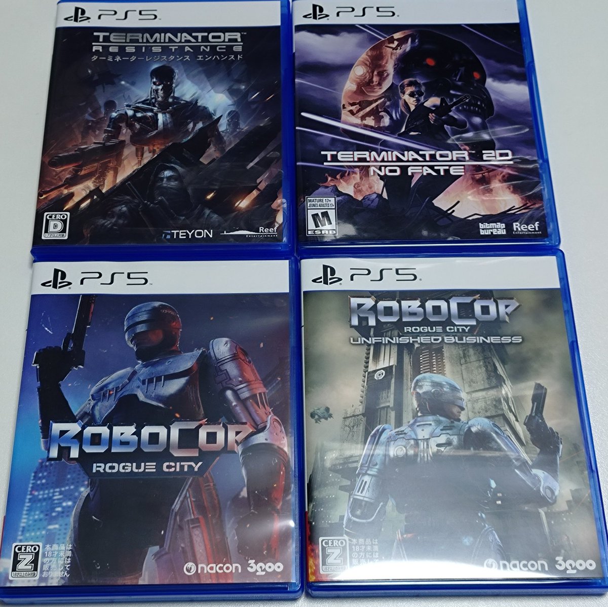 AVPVTVR's tweet photo. PS5 ターミネーター2D ノーフェイト(北米版)到着。度重なる延期の末、レジスタンスぶりの新作が遂に発売。今年はターミネーター、ロボコップ両者の新作ゲームが発売された奇跡の様な年でした。音沙汰が無いターミネーター サバイバーズも期待しております。 https://t.co/e0PmG8aROY