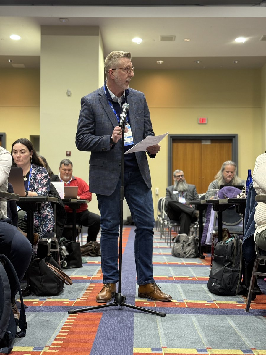 The <a href="/NCSSNetwork/">National Council for the Social Studies (NCSS)</a> HOD just passed the resolution I brought forward on promoting #religiousliteracy education. I’m thankful for the colleagues, mentors, &amp; partners who continue to push this work with such care. This decision reflects a shared commitment to preparing students for a