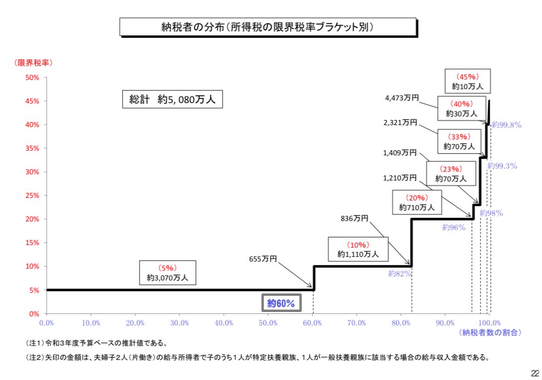 納税してるのは人口の半分以下で、その中でも8割が税率10%…

よくこの国回ってんな
