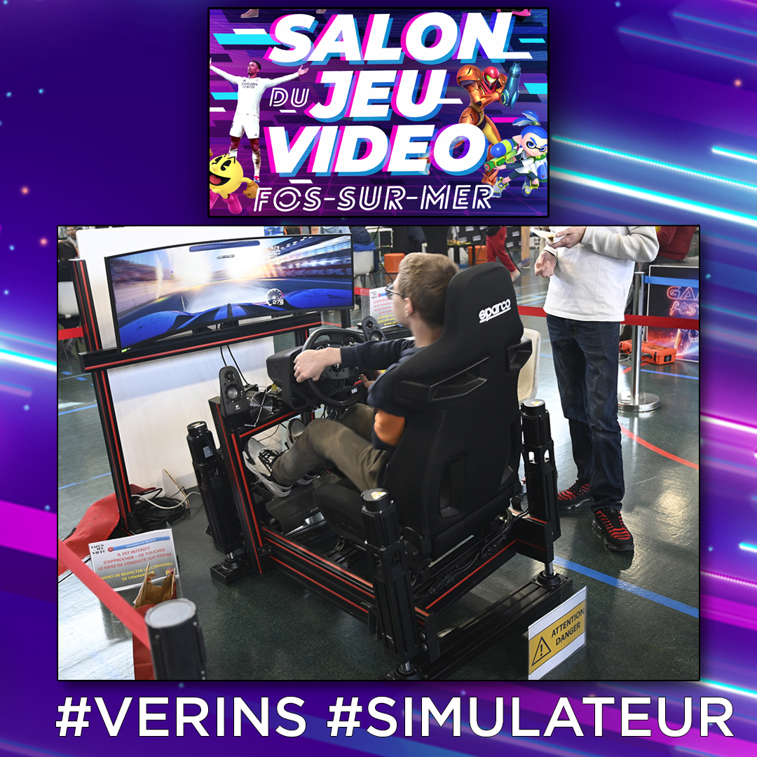 Le Salon du Jeu Vidéo de <a href="/villedefos/">Ville de Fos-sur-Mer</a> arrive à grand pas ! Vous pourrez piloter 🏎️ sur 4 simulateurs avec volant direct drive et 1 siège dynamique sur vérins ! Assetto Corsa Evo, Project Motor Racing, Project Cars 2. La FRTeam sera disponible pour vous guider
