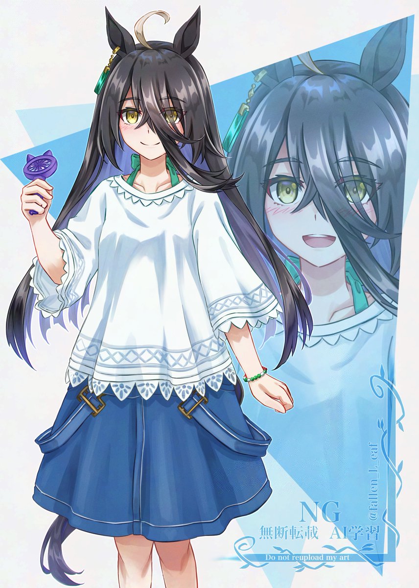 # すみませんウマ娘プリティーダービーのプリティーマシマシくだちい
個人的に表情可愛く描けたと思ってる一枚