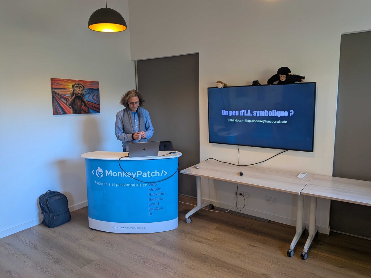 Après Igor, place à Didier Plaindoux avec un sujet sur l'I.A symbolique. Calcul de prédicats, programmation logique avec Prolog.

On adooore ce genre de sujets !