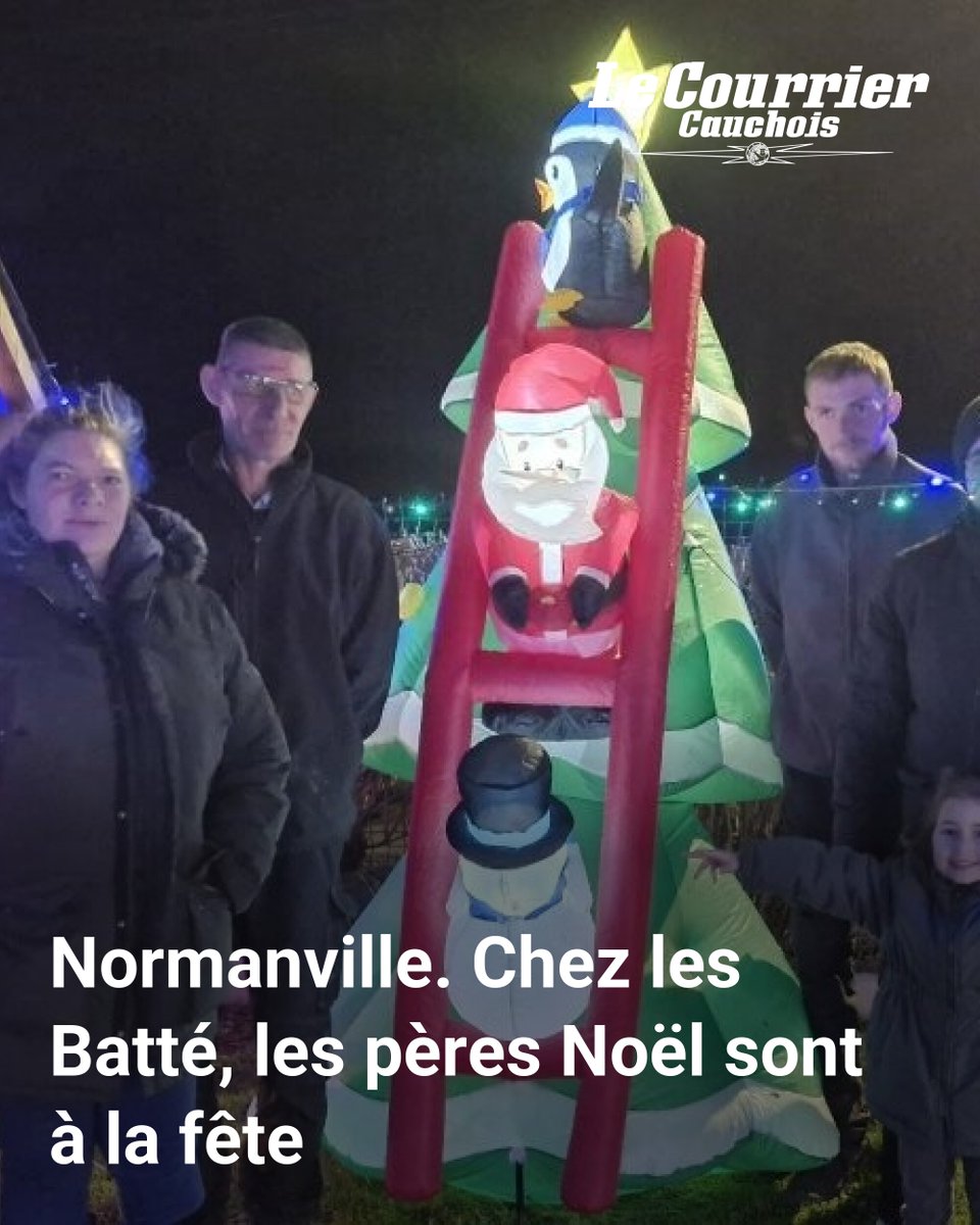 À Normanville, la magie de Noël s'installe chez les Batté, où la tradition des décorations emporte petits et grands depuis plus de 10 ans.
➡️ l.lecourriercauchois.fr/v9w