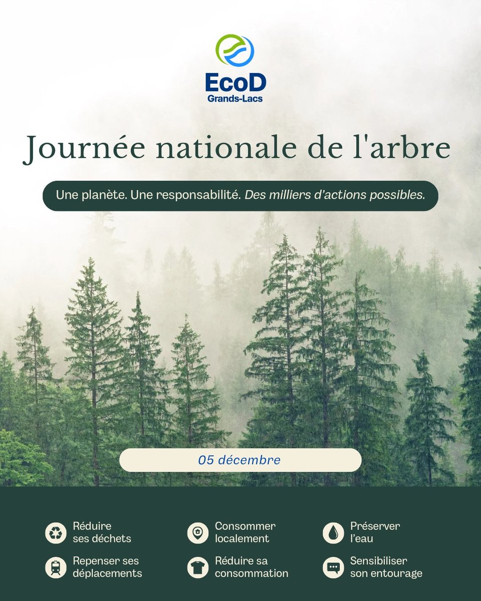 En cette journée dédiée à la célébration de l'arbre, nous soulignons l'importance de la gestion durable de nos ressources naturelles. Chaque arbre que nous plantons, chaque forêt que nous préservons, contribue à la santé de notre planète et au bien-être des générations futures.🌱