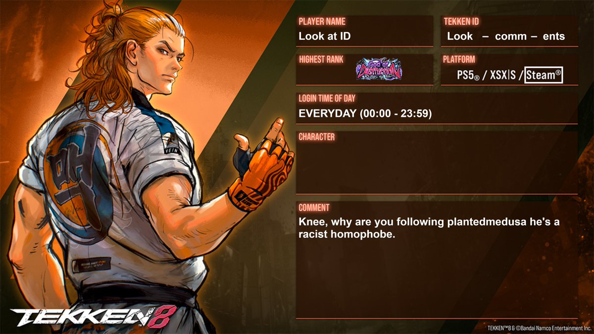 ted_wig's tweet image. #TEKKEN8_PlayerCard