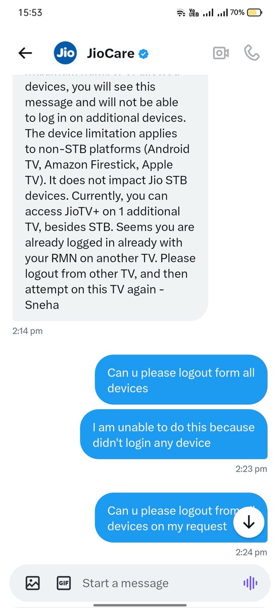 Pk_Meena97's tweet photo. @reliancejio इन निकम्मे लोगों को इतनी सी बात समझ नि आरी ओर ऊपर से गईं दे रहे है https://t.co/UTrMi6g0Ac