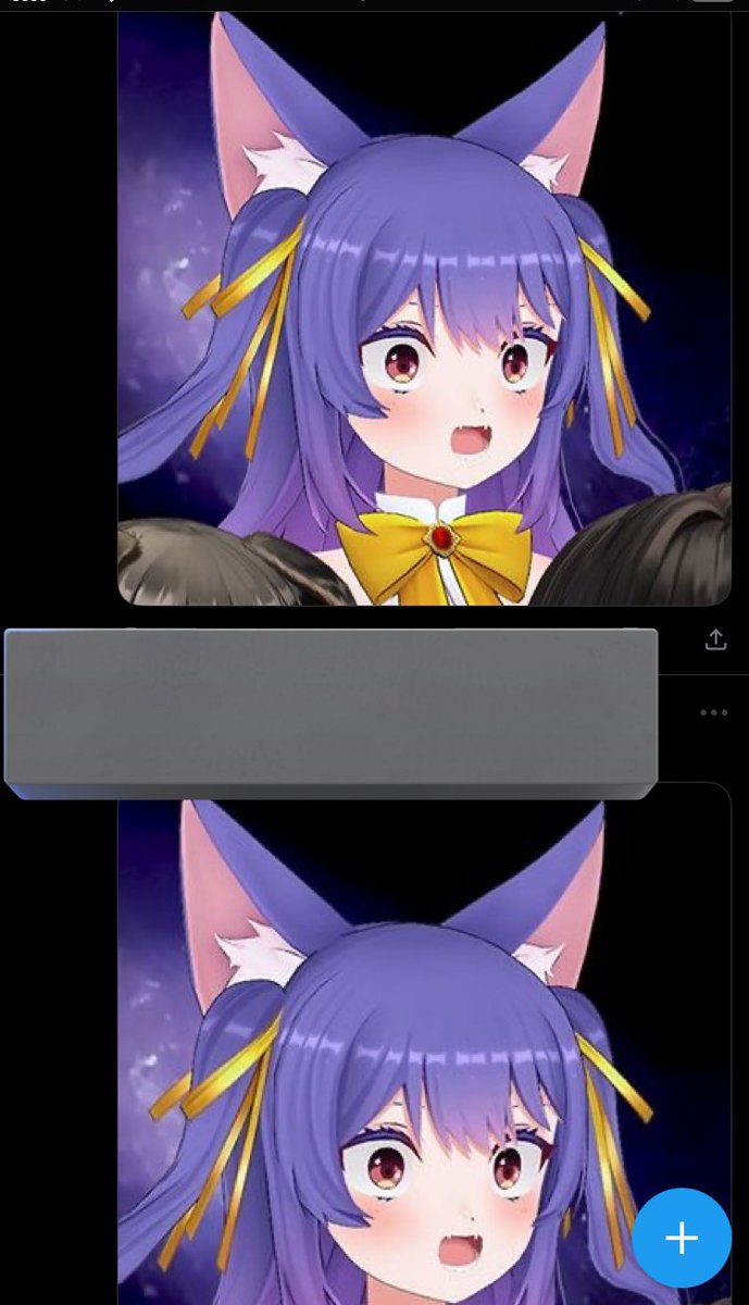 ポストしたらタイムラインでびっくり顔が並んでた🍖🐾