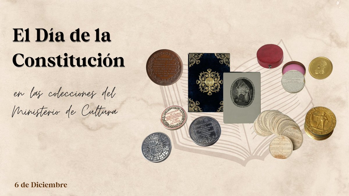 culturagob's tweet photo. 😊 Siempre hay una buena excusa para dar un paseo por los @ArchivosEst y @MuseosEstatales del Ministerio de Cultura

⚖️📖 En la celebración del 47º aniversario de la Constitución de 1978, buceamos en busca de sus predecesoras

👀 ¿Habías visto antes estas piezas? https://t.co/EyM4qO4IZh