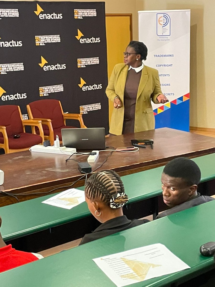 EnactusEswatini's tweet image. Thank you to the Ministry and our IP experts led by the Registrar Dr Celucolo Dludlu for such an info-packed session! We look forward to more similar engagements and having an IP-savvy generation of changemakers!
#intellectualproperty #training #learningisearning #changemakers