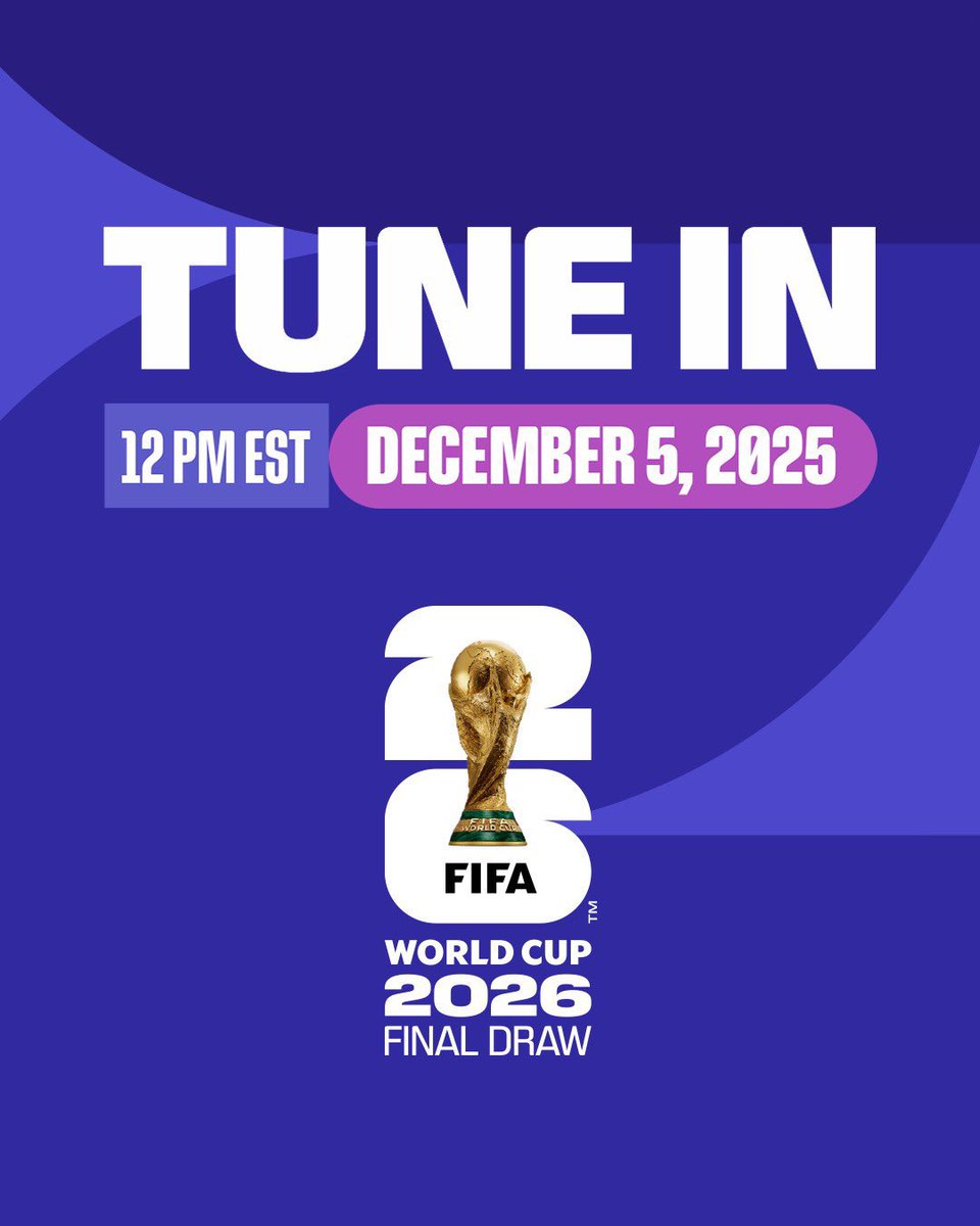 🌎⚽ ¡No te pierdas el Sorteo Final de la Copa Mundial de la FIFA 2026! Se transmitirá hoy a la medianoche (hora de Yakarta). México 🇲🇽 será anfitrión por tercera vez, un logro único en la historia de los Mundiales. ¡Acompáñanos rumbo al 2026!

//

🌎⚽ Jangan lewatkan Undian