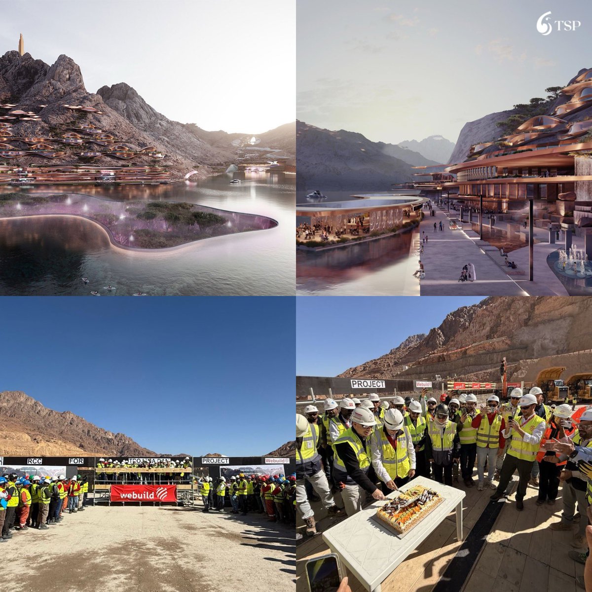 شركة "Webuild" الإيطالية:

 صبّ مليون متر مكعب من الخرسانة في سد بحيرة تروجينا بمشروع #نيوم، والذي يمتد بطول 2.8 كيلومتر. وتضم البحيرة منطقة "The Bow"، المعلم المعماري المخبأ تحت سطح الماء، ويحتوي على فندق فاخر ومنطقة سكنية ومطاعم، إضافة إلى قاعة مخصّصة للمؤتمرات والفعاليات