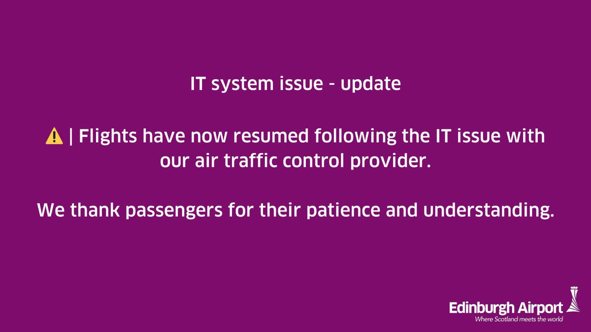 Edinburgh Airport tweet media