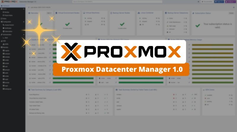 ITConnect_fr's tweet image. ⭐ Proxmox Datacenter Manager 1.0

Une console centrale destinée à superviser et administrer des environnements Proxmox VE et Proxmox Backup Server répartis sur plusieurs sites.

Ce que vous devez savoir 👇 
- it-connect.fr/proxmox-datace…

#Proxmox #Virtualisation #VMware