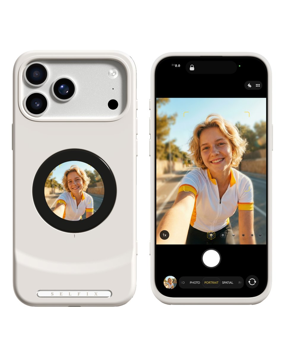 SelfixOfficial's tweet image. If you love taking selfies AND you use an iPhone… you’re about to get lucky.
The Selfix selfie case has a built-in display that mirrors your screen,
so you can preview your pose and expression in real time — even when using the main camera.

#SelfixCase #selfiehack #iphonecase