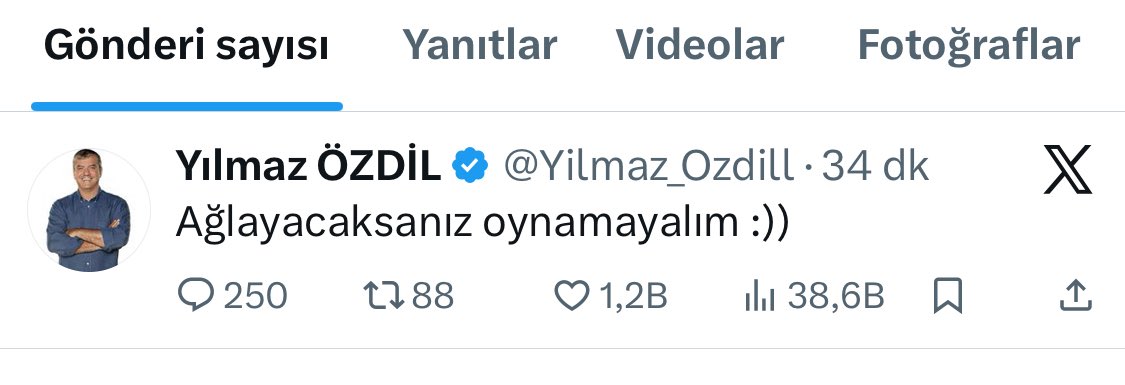 Yilmaz Özdil'in son paylaşımı. Muhalif postu giyip yıllarca bir kesim yurttaşın Atatürk sevgisini ve iktidara karşı öfkesini istismar etti. Şimdi yeni görevinde, keyfi, yerinde, meydan okuyor.