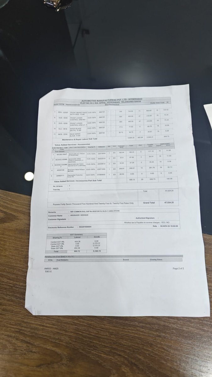 This is now 40 days Still our XuV 700 is kept by the Service centre in Uppal . There is no response from the Service centre. The name of Mahindra is World Famous but this Automative Centre is Damaging it's Reputation when we called the service centre they kept putting the blame