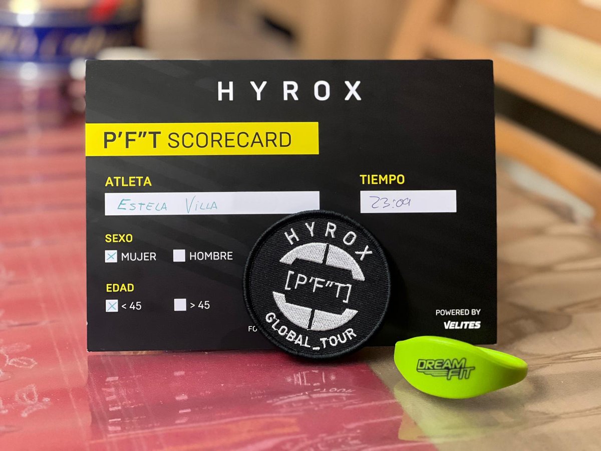 ¡Reto conseguido! 💪🏻

🥈Plata en el PFT de #Hyrox con 23’09’’