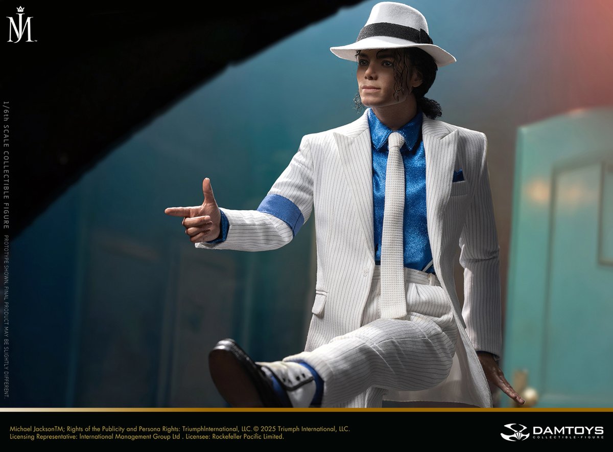 damtoys's tweet photo. DAMTOYS 1/6 Scale Action Figure: Michael Jackson "Smooth Criminal" - A Tribute to a Classic
DAMTOYS 1/6 "Smooth Criminal" Michael Jackson Standard Edition（NO.DMS048）
DAMTOYS 1/6 "Smooth Criminal" Michael Jackson Deluxe's edition(No.DMS048S) https://t.co/ipgI9PdIH2
