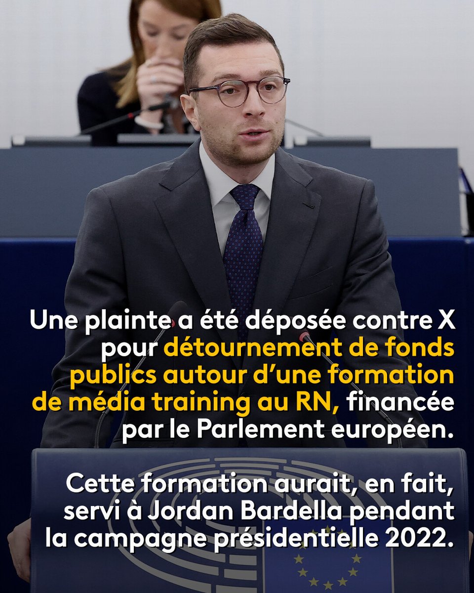 Une plainte déposée pour détournement de fonds publics autour d'une formation de média training au RN financée par le Parlement européen