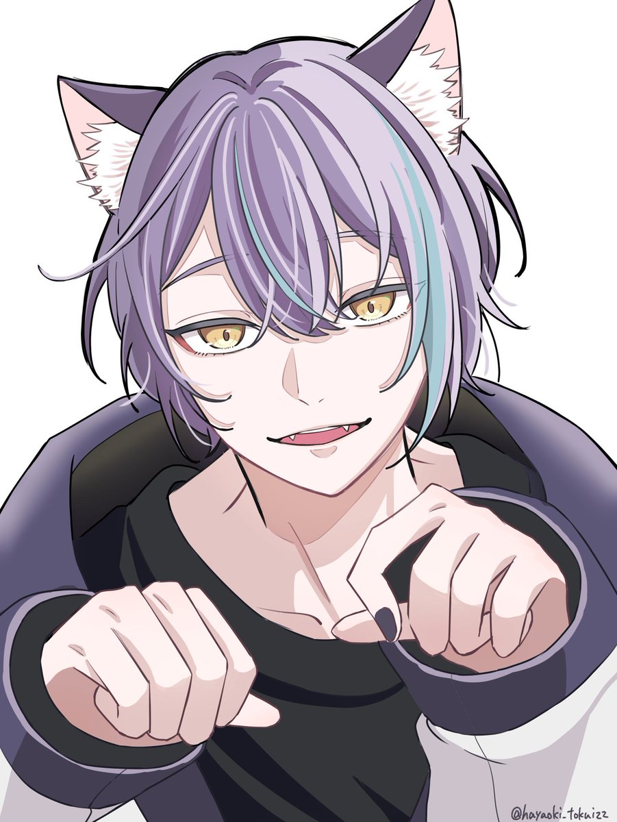 にゃんにゃん💜💛