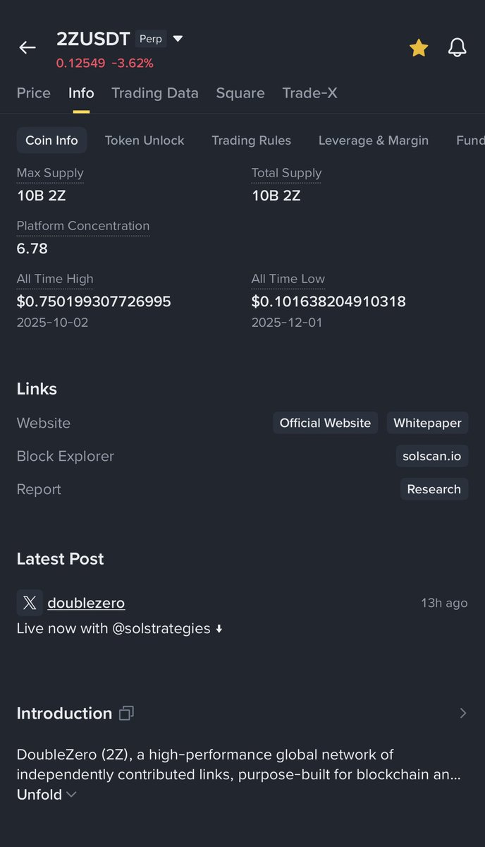 adibemon's tweet photo. The reason why $2Z is here, the networks capacity of #doublezero is still massively unused.
$SOL $JUP $RAY
#SolanaOutage #Breakpoint2025 https://t.co/TGTuLVPiH7