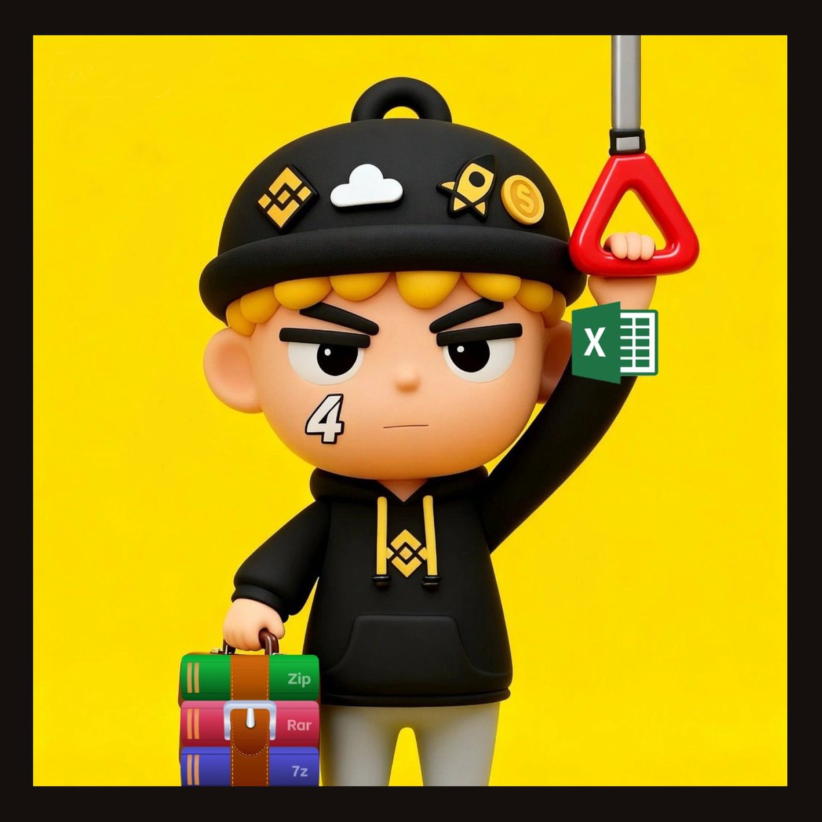 binancezh's tweet image. Day 517，谢邀，人在地铁，刚从币安区块链周回来。

🏃迪拜之行收获颇丰，名表和名包都安排上了：给大家展示一下帕鲁的绿水...Excel表，和经典百搭还巨能装的Zip压缩包👀  #BinanceBlockchainWeek