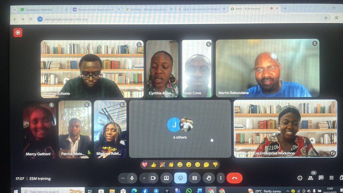 SocialAsew's tweet photo. And just like that, we wrapped up our final class for the External Support Mastery (ESM) Program yesterday!

It’s been an insightful few weeks of learning, unlearning, and growing together with our incredible participants from across Africa.

A very special thank you to our facilitator, @skolar007 Andrew Echono, for pouring so much into this program. His sessions were rich, clear, practical, and deeply valuable. As a seasoned expert in strategic communications and fundraising, Andrew didn’t just teach — he gave his all. We’re incredibly grateful!

In this final session, He walked us through the power of networks — internal and external — and how they can be mobilised to unlock resources and drive growth for social impact organisations.

From building effective connections to leveraging partnerships for long-term sustainability, this session was loaded with insight and strategy.

We look forward to seeing how each participant applies these lessons to deepen their impact, build strategic partnerships, and unlock new doors of external support.

Let’s keep the fire burning. This is only the beginning.

#ASEW #ESMProgram #CapacityBuilding #SocialImpact #Partnerships #Fundraising #AfricanChangemakers #ESM2025 #ExternalSupport