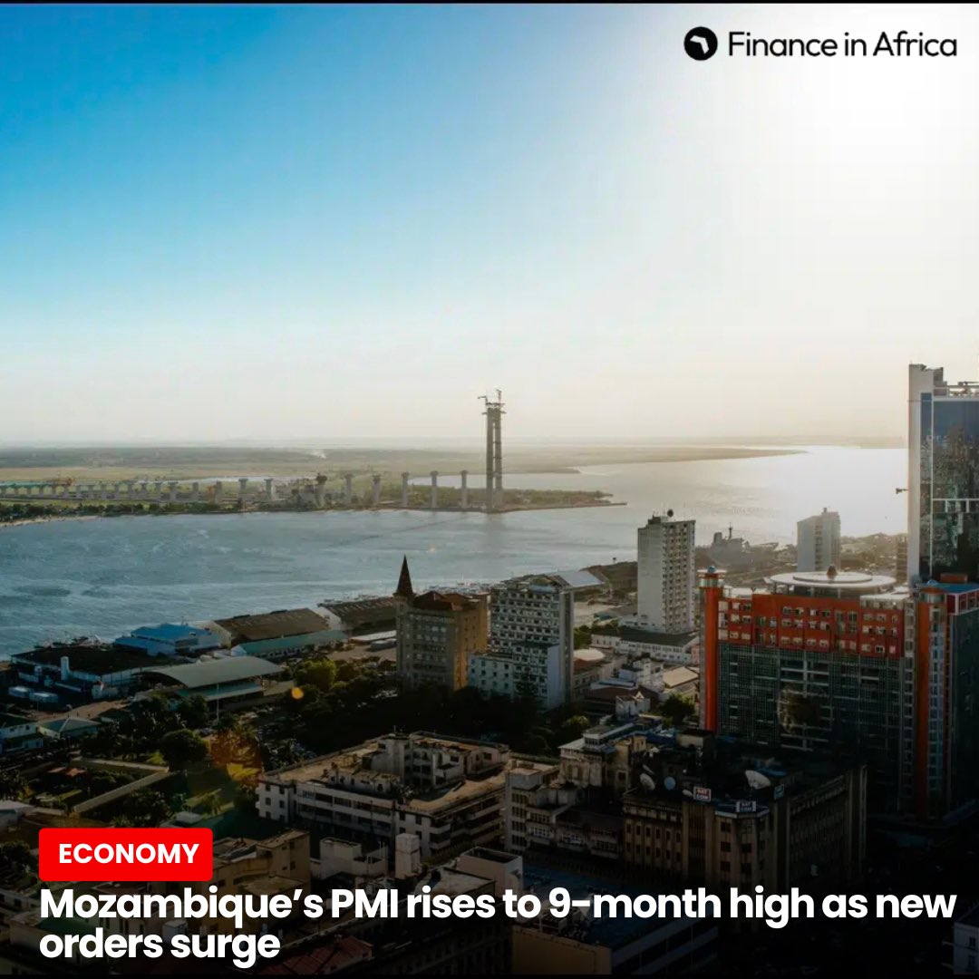 Business activity in Mozambique expanded at the quickest pace in nine months in November, driven by a sharp increase in new business and higher employment, Standard Bank data showed on Wednesday.

Full story: financeinafrica.com/news/mozambiqu…