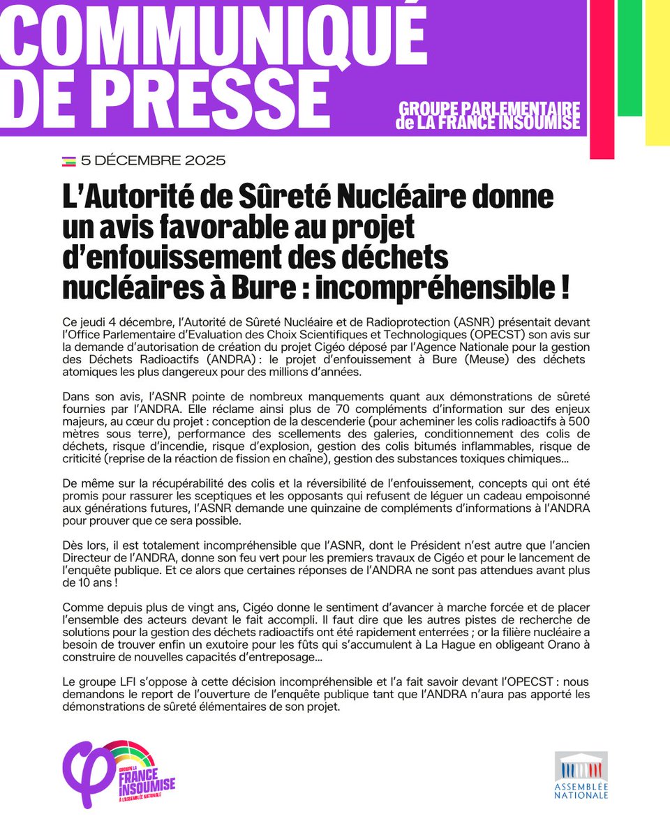 La France insoumise à l'Assemblée nationale tweet media