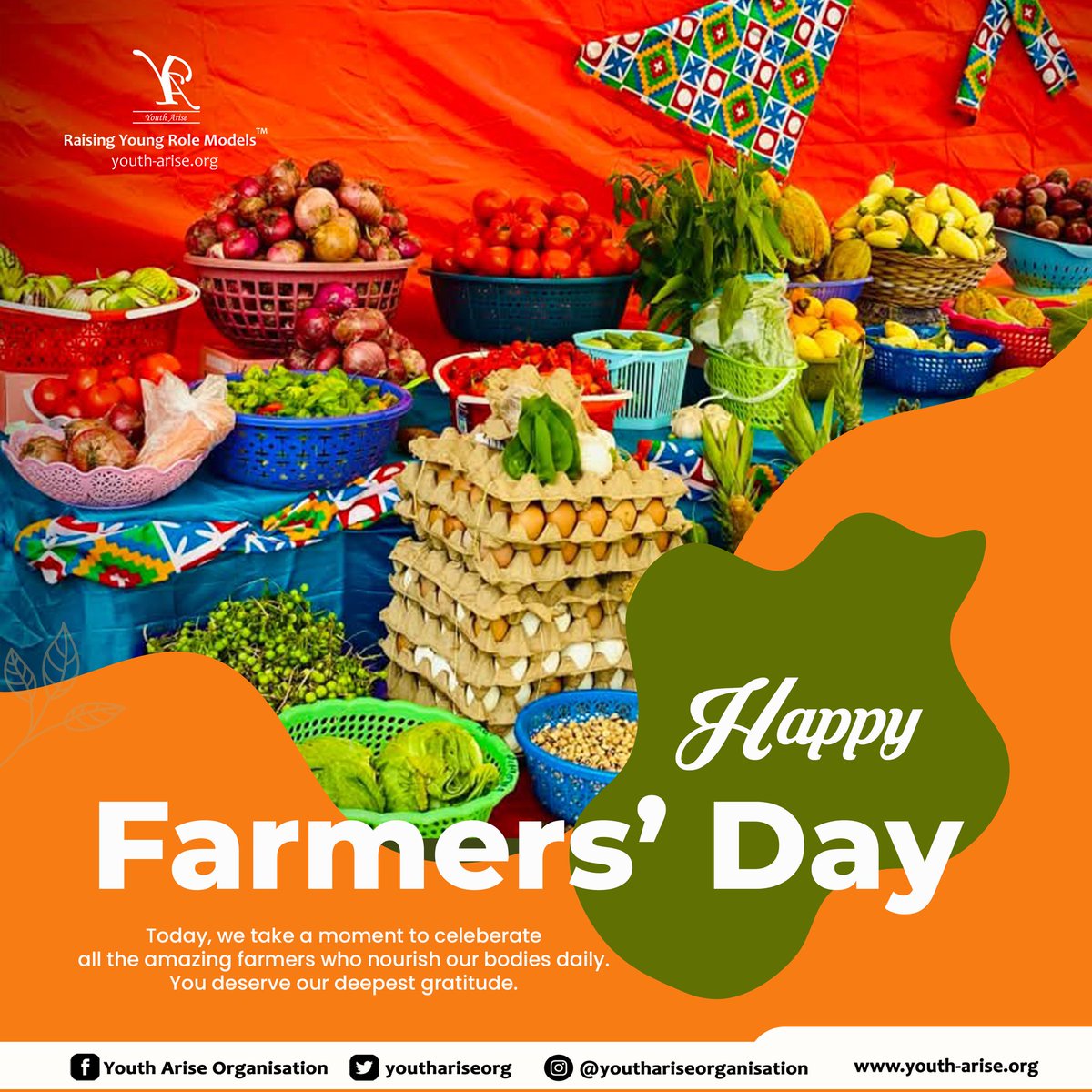 Today we take a moment to celebrate all the amazing farmers who nourish our bodies daily. 
You deserve our gratitude!

Happy Farmers' Day!
 #FarmersDay2025 #HappyFarmersDay