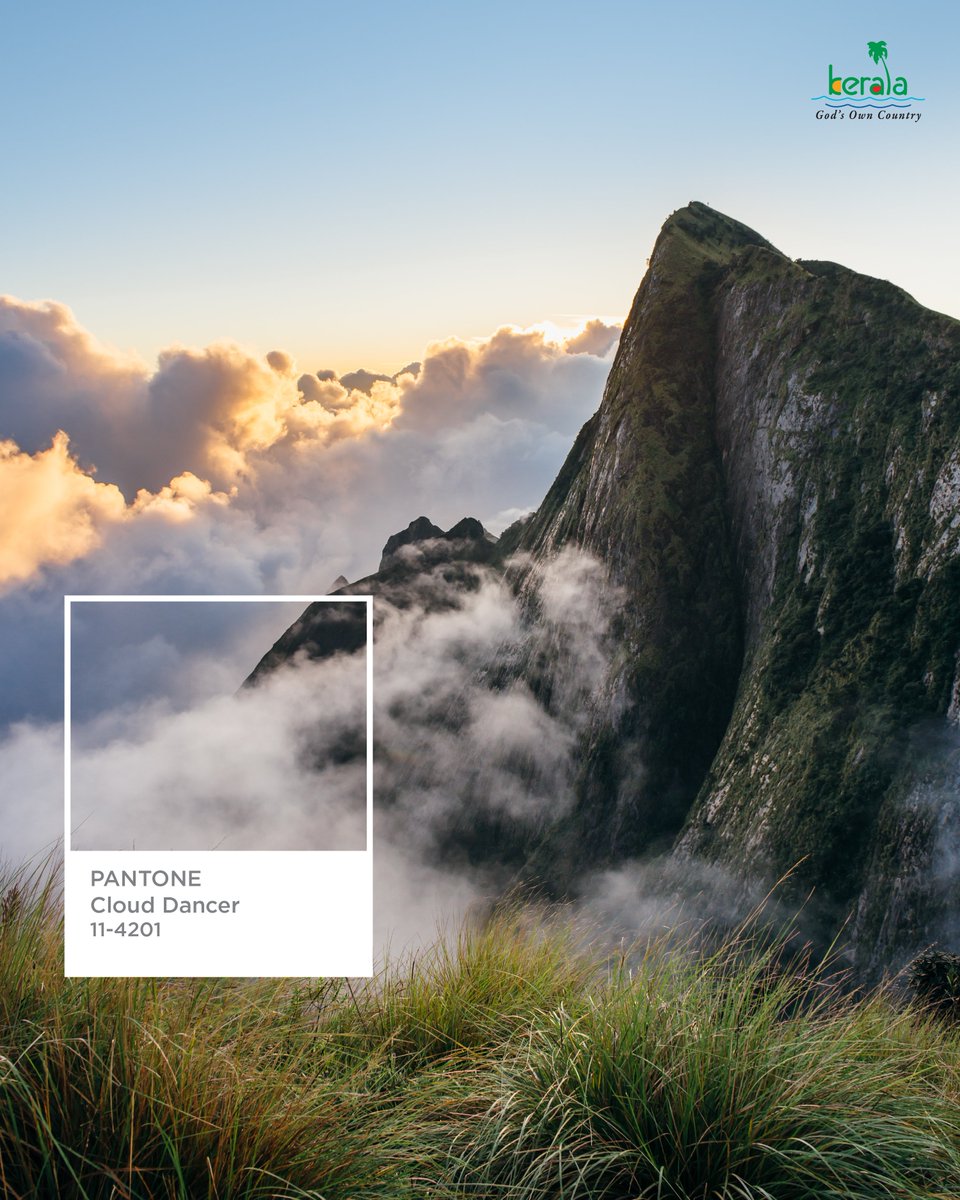 KeralaTourism's tweet image. Kerala's calm hues.

#Pantone #Coloroftheyear #CloudDancer #KeralaTourism