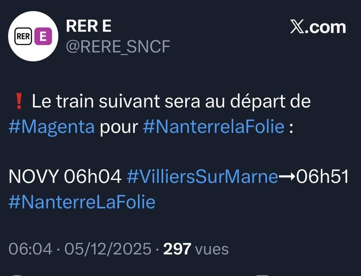 STOP GALÈRE : Transports IDF tweet media