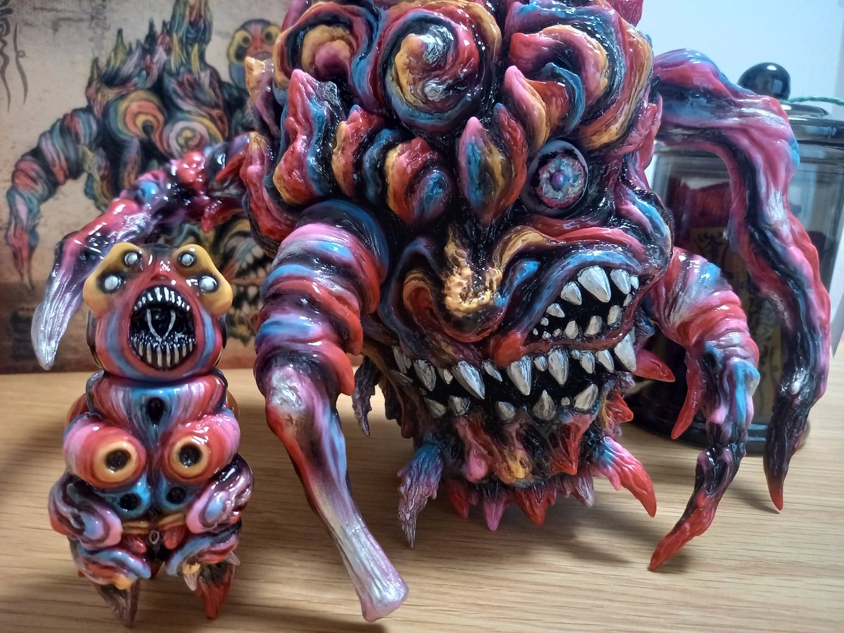 呪蟲』 なんという素晴らしい造形、塗装。 素晴らしすぎる