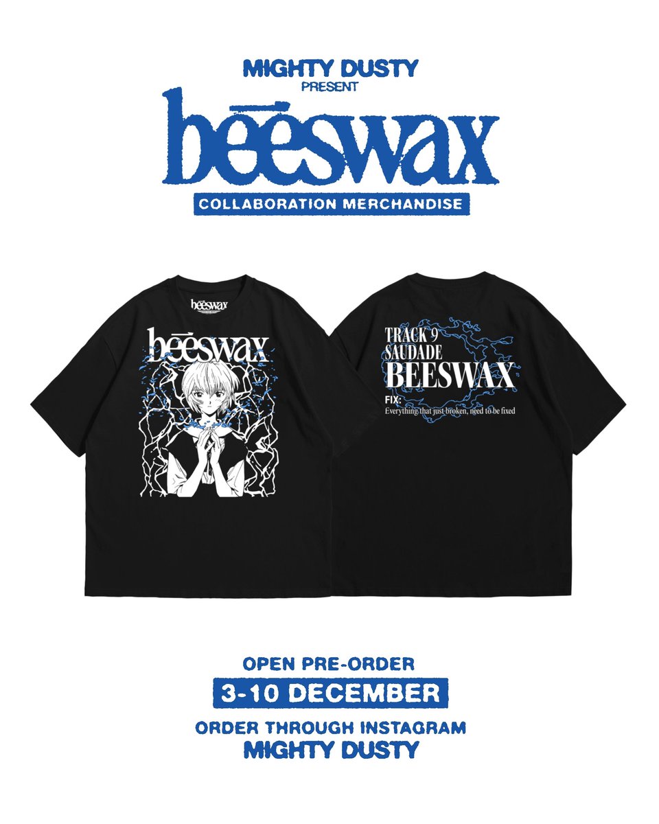 Open PO, oversized T-Shirt Beeswax x Mighty Dusty

Order now: docs.google.com/forms/d/e/1FAI…