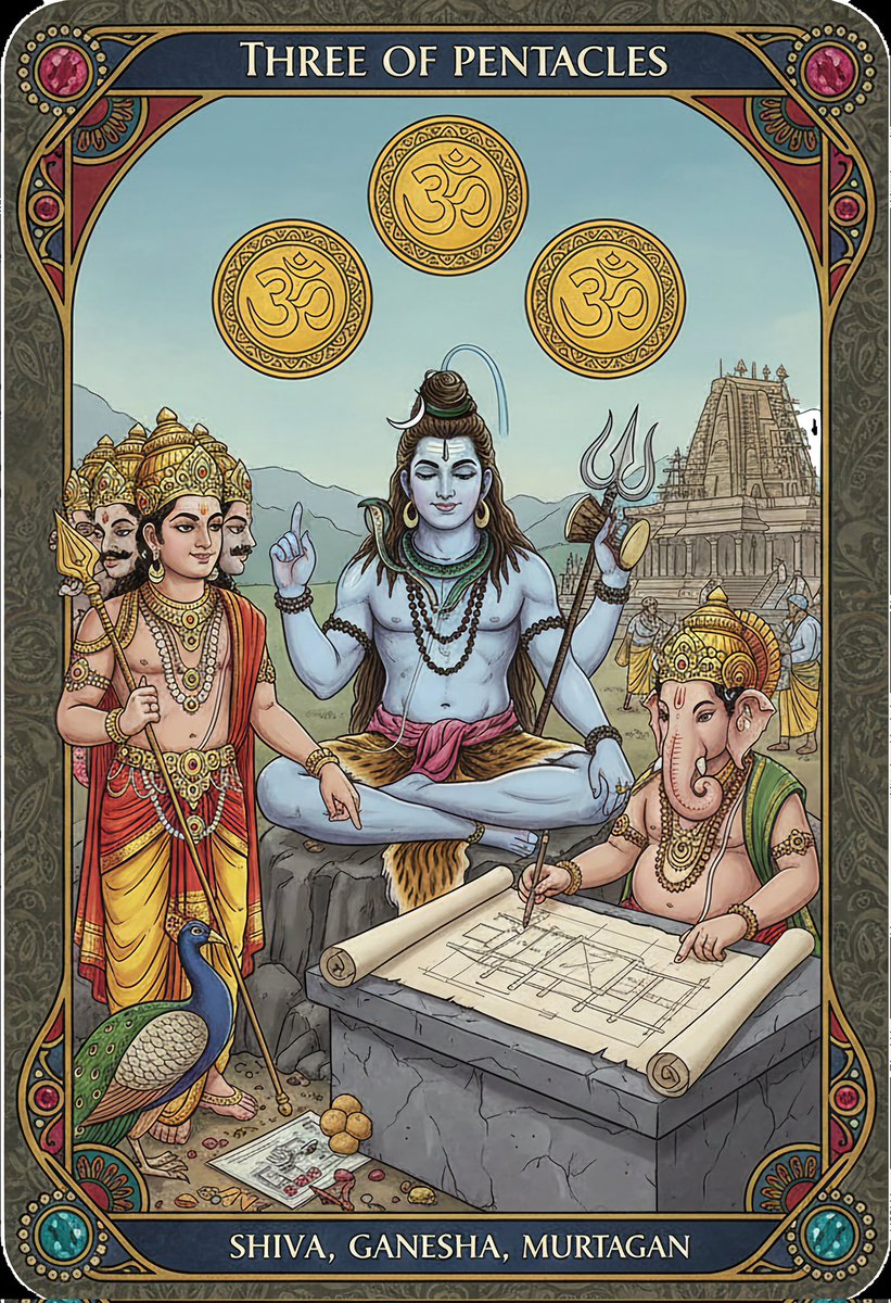 RapieTang's tweet image. Fri. 05/12/2025

Happy Thailand #FathersDay everyone~♡ พอดีไม่มีมนุษย์ ที่เป็นพ่อแท้ๆเลยนับถือพลังงานพ่อๆนี่แหล่ะ เป็นทีม #ThreeOfPentacles เทพสรณะหลัก! 🙏😍🥰☺️

🙏 #GanpatiBappaMorya 
#HarHarMahaDev
โอม นมัส ศิวายะ
#OmNamahShivaya
โอม สกัณทายะ นะมะห์ 

facebook.com/share/p/1A358e…