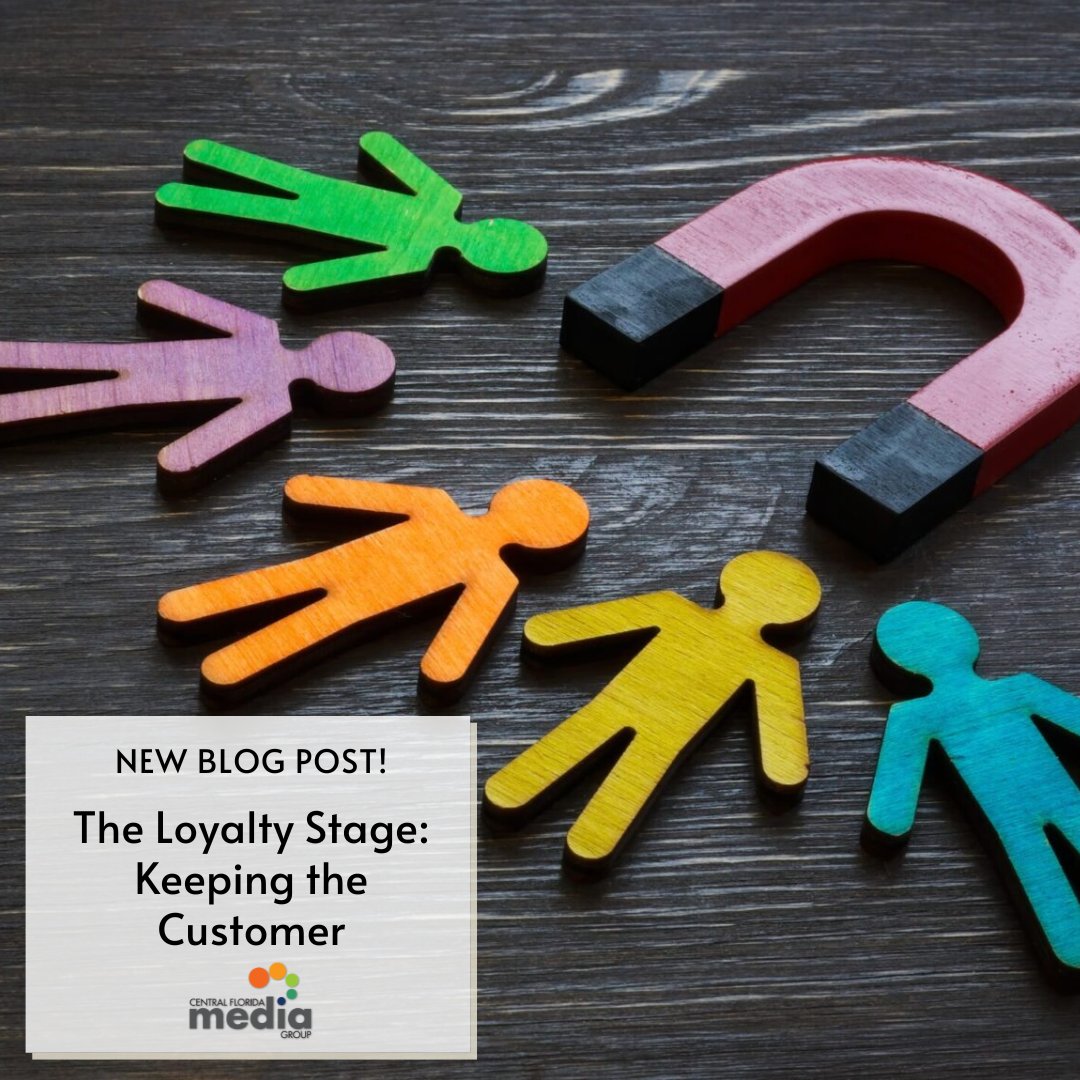 Customer loyalty is one of the strongest indicators of sustainable growth. This week’s blog breaks down what happens in the loyalty stage of the marketing funnel. Read it now at centralfloridamediagroup.com/the-loyalty-st…