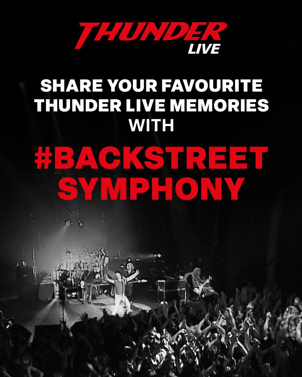 BACKSTREET SYMPHONY 
BS is back as the 2nd cut from our soon to be reissued "Live" album. Have you got a killer live pic of us, or an amazing clip? Share it on socials with #BackstreetSymphony and help build a wall of memories. The song's out now, so let's have it! Thanks

BCDL&amp;H