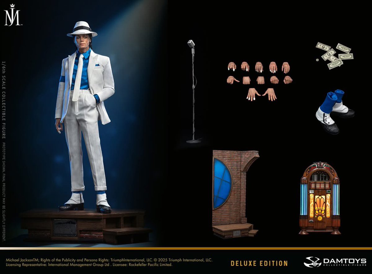 I__Love__Heroes's tweet photo. 1/6 Scale
"Smooth Criminal" Michael Jackson
Deluxe Edition
(No.DMS048S)
Standard Edition (NO.DMS048)
#DamToys https://t.co/Rb5Ms6Whpf