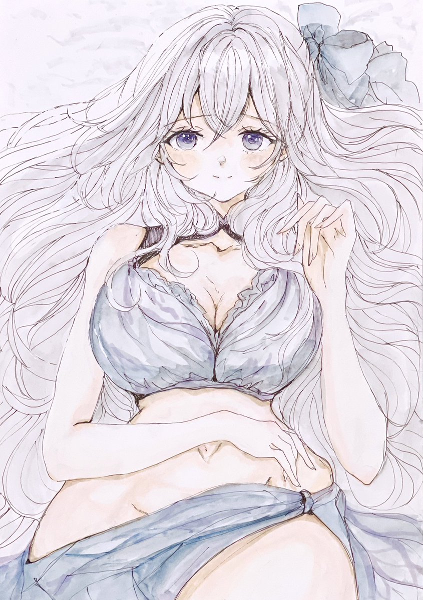 本日21:30ごろ出品いたします🖼️ #イラスト #透明水彩 #原画 #一点もの