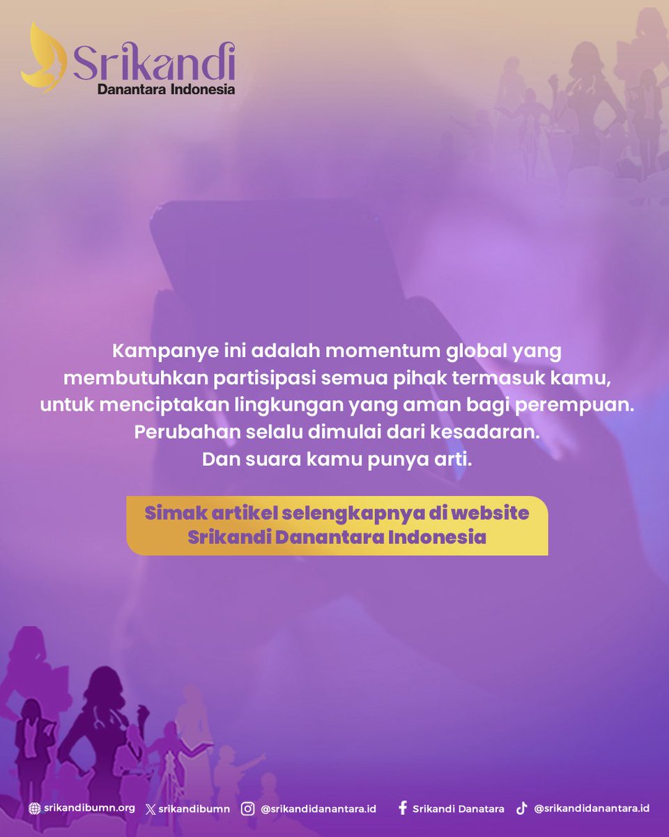 Masih banyak yang belum sadar kekerasan terhadap perempuan terus terjadi, baik di ruang publik maupun digital. Faktanya, 1 dari 3 perempuan pernah mengalaminya dan bisa jadi itu kita, keluarga, rekan kerja, atau orang terdekat. Saatnya kenali lebih dekat dan jadi yang bersuara.