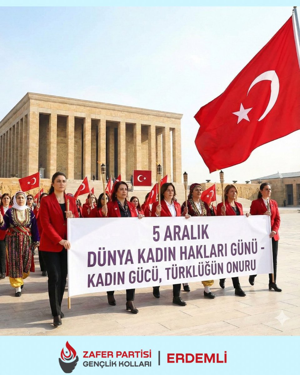 ZpgkErdemli's tweet photo. Türk kadını, bugün ne yazık ki 'yaşama hakkı' elinden alınan kız kardeşlerinin yasını tutuyor. Hayatın her alanında korkusuzca var olabilmek dileğiyle... Işığı söndürülen tüm kadınlarımızı saygı ve rahmetle anıyorum.
#5AralıkDünyaKadınHaklarıGünü #TürkKadını #Atatürk" https://t.co/PJFxAopOxv