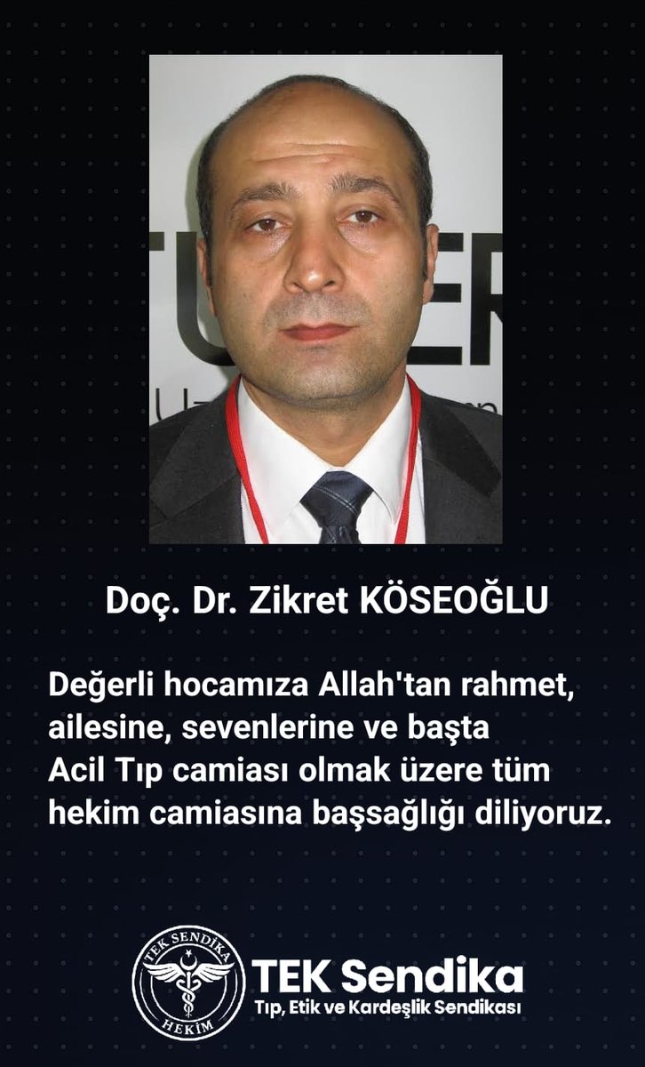 Başımız sağolsun..