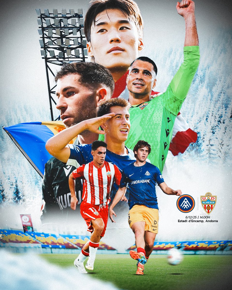 fcandorra's tweet image. 🔵🟡🔴 ⚔️🔴⚪️🔴

#AndorraAlmería