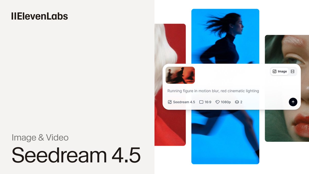 ElevenLabs seedream interface