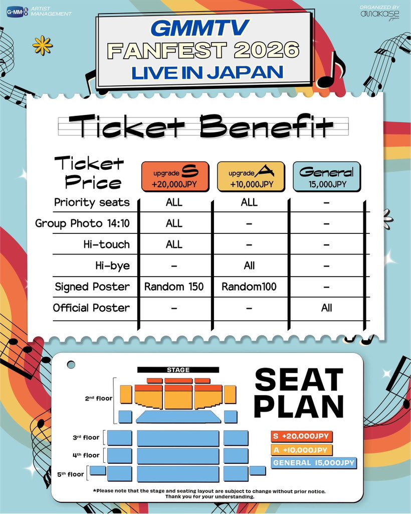 Updated information is now available ! “GMMTV Fan Fest 2026 Live