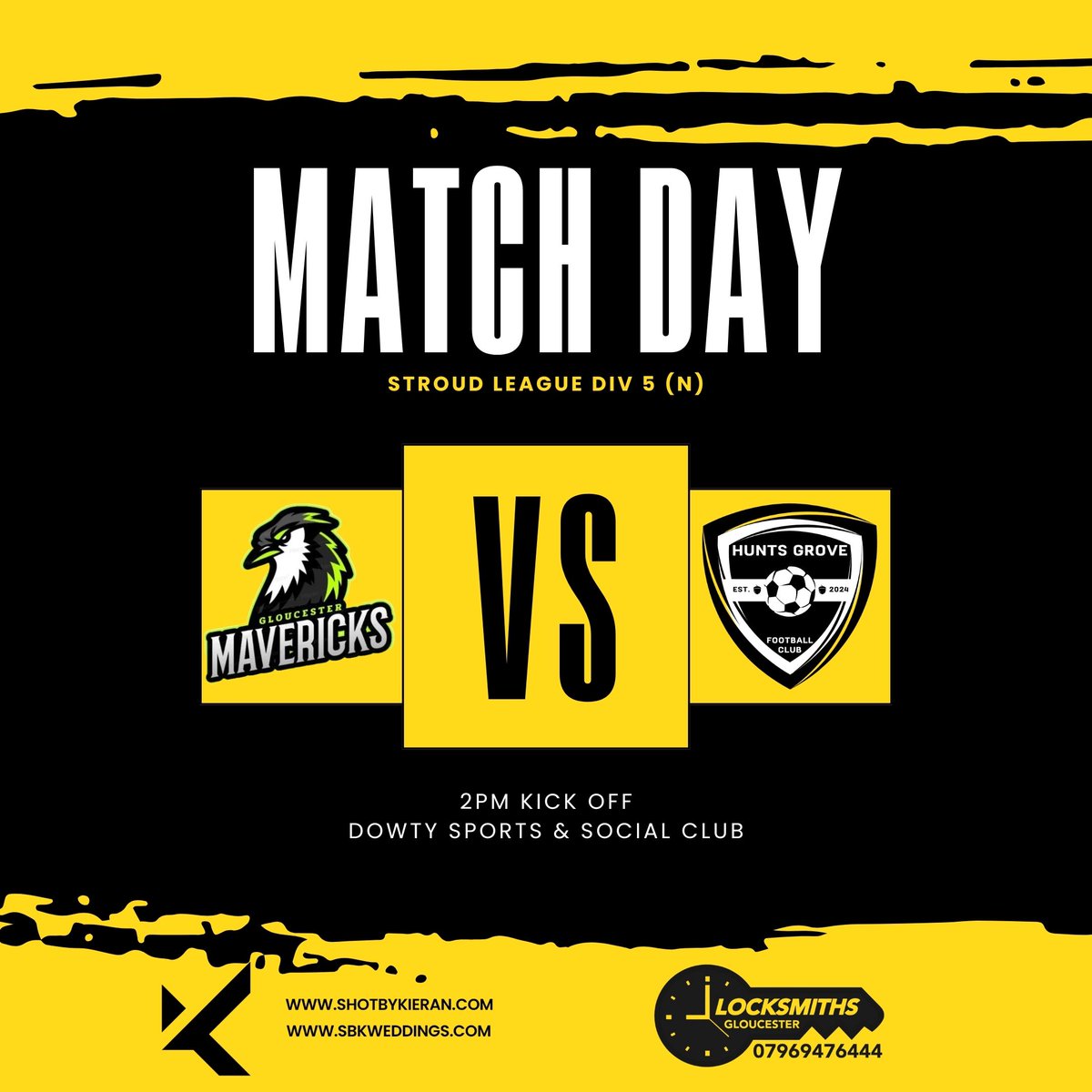 We’re back at it this weekend as we return to league action against Mavericks Reserves. The lads are ready to get stuck in! UP THE GROVE! 💛

🆚 Mavericks Reserves
📍 Dowty Sports &amp; Social Club
⏰ 2PM