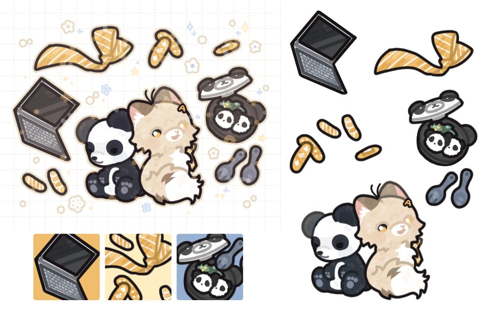 말랑소품 타입은 최근 살짝 리뉴얼되어 소품 투명화와 소품 아이콘도 함께 드리고 있습니다!!