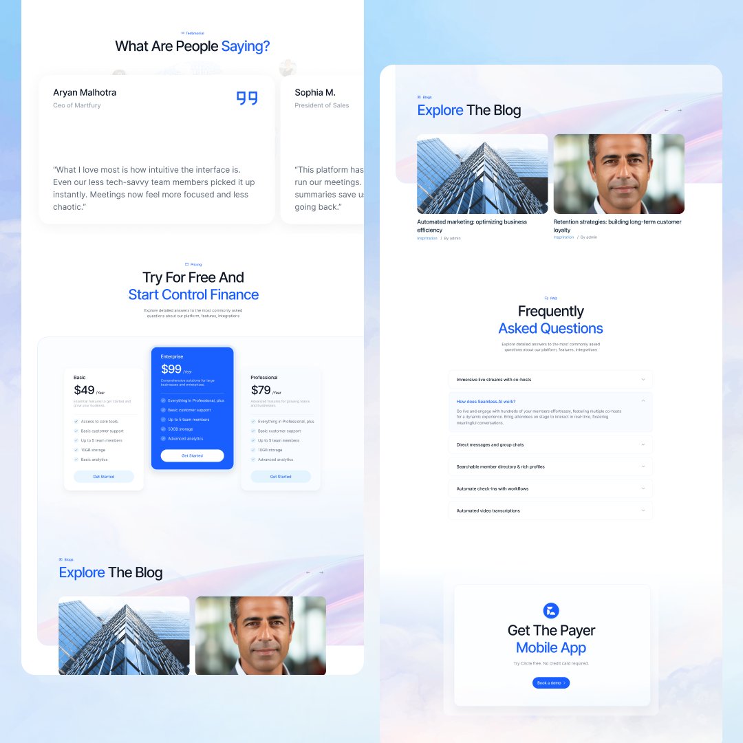 uixflow's tweet photo. 🚀 COLLER – Smarter, Clearer Teamwork
A minimal SaaS tool that turns everyday meetings into focused, organized sessions. Clean flow, crisp UI, and effortless teamwork from the first click. ✨🧩

📩 uixflow84@gmail.com
👀 More work: https://t.co/V3LKJvHYjl https://t.co/Wm5cuPPxln