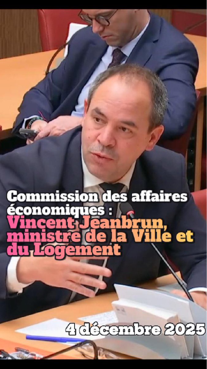 🎥#Logement : Point de situation en débat avec le Ministre du logement <a href="/VincentJeanbrun/">Vincent Jeanbrun</a> . Mon rapport sur le statut du #bailleurprivé salué en commission des affaires économiques #PLF2026  ! <a href="/DAUBRESSE_MP/">Marc-Philippe Daubresse</a>  <a href="/DeputesDem/">Les Démocrates</a>  A visionner ici : 👇🏼
linkedin.com/posts/mickaelc…