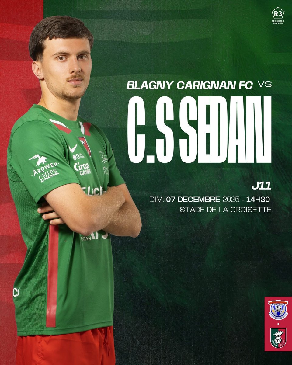 ➡️Les matchs à venir du CSSA 🟢🔴 à venir ce week-end pour la R1 et la R3 

📸Page FB CSSA